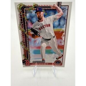 2025 Topps Holiday Garrett Crochet Boston Red Sox H22 Baseball Trading Card